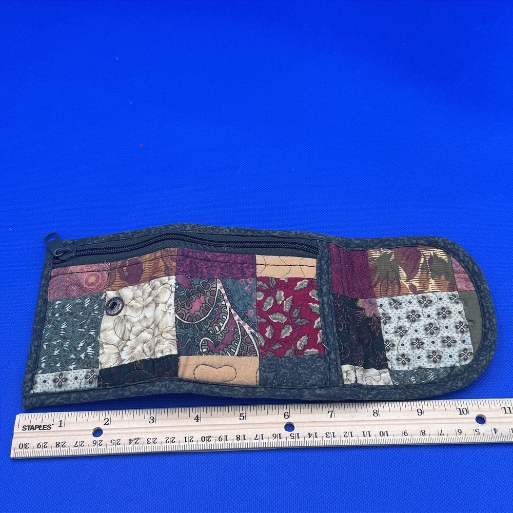 Donna Sharp Wallet Quilted Patchwork Zip Pocket C… - image 4
